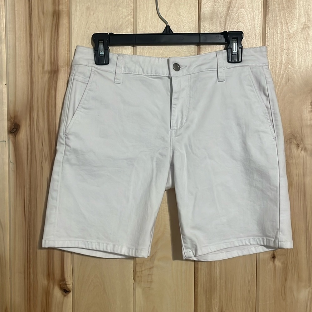 Joe's‎ Jeans White Bermuda Cuffed Shorts Size 27